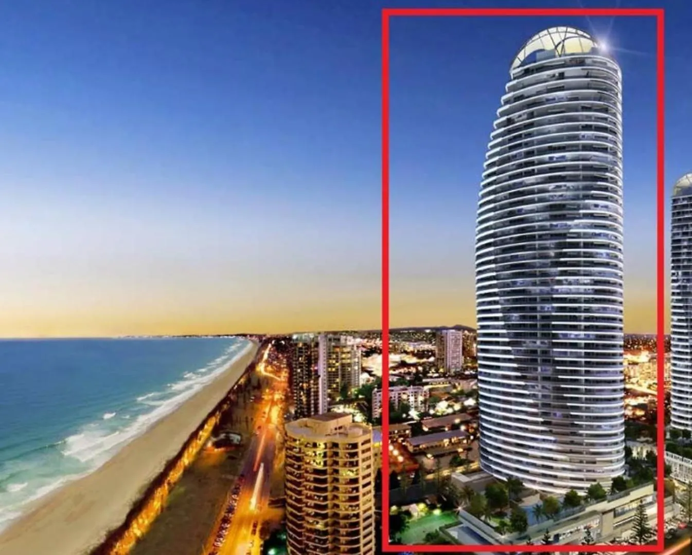 Broadbeach Luxury Oracle Tower 1 Apartment 2Bed 2Bath 1 Car